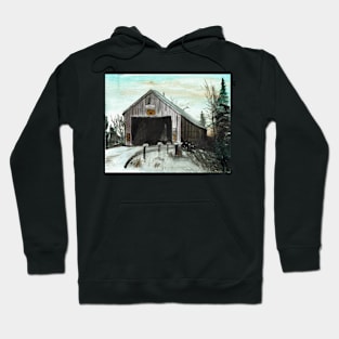 DIGDEGUASH RIVER #6 (Dumbarton covered bridge) Hoodie